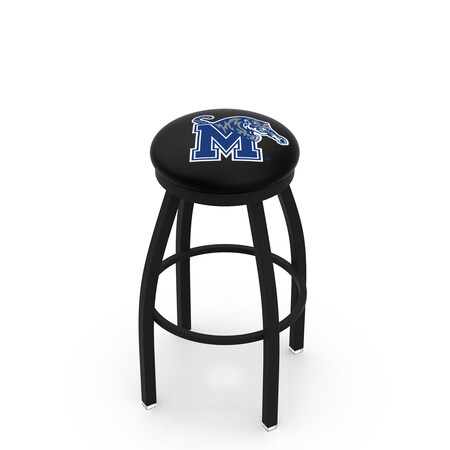 25 Blk Wrinkle Memphis Swivel Bar Stool,Accent Ring